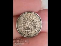 3 pence argint 1934 Marea Britanie