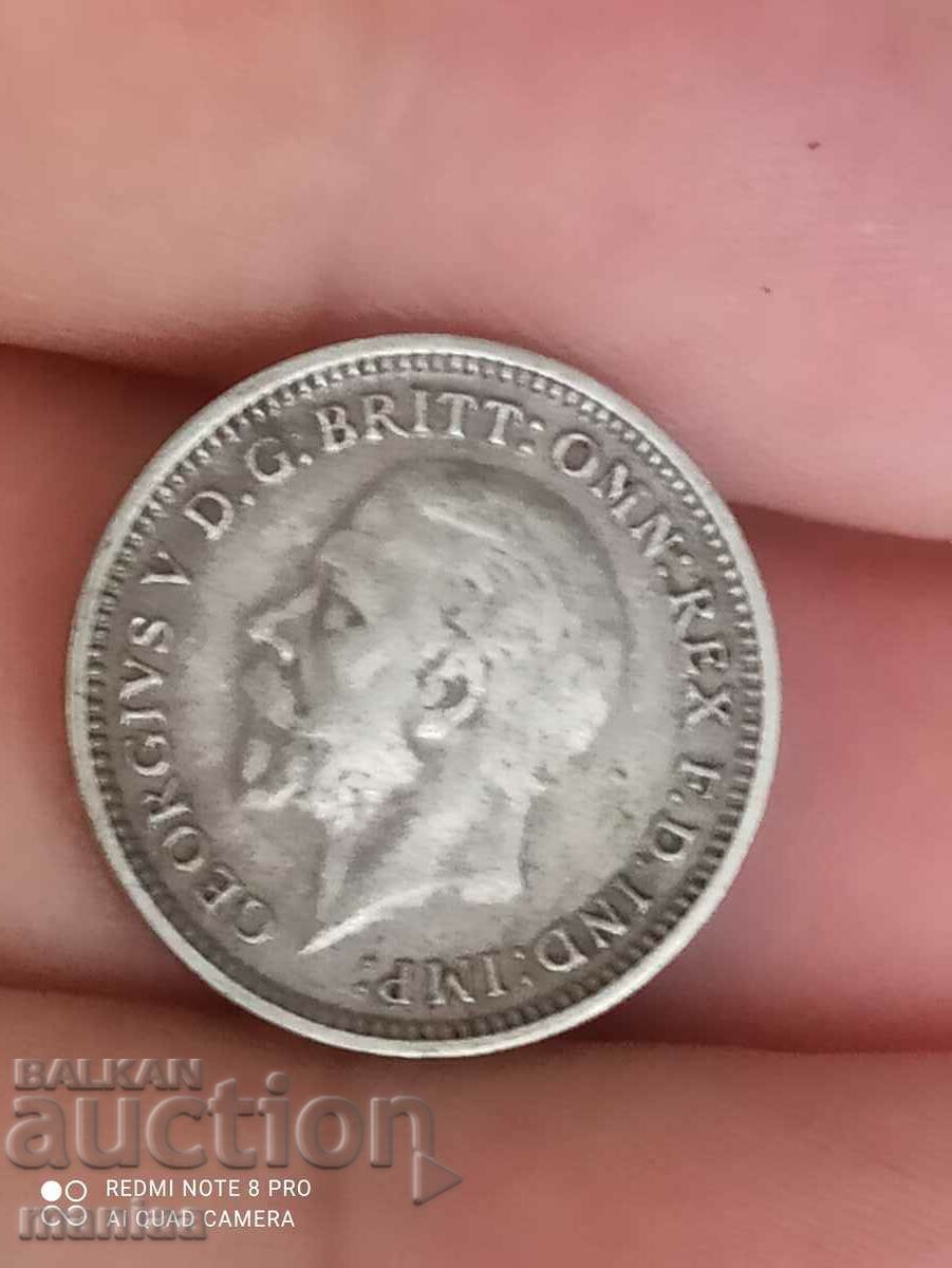 3 pence 1931 silver Great Britain with price 19.99 BGN | € 10.22 3 pence 1931 silver Great Britain with price 19.99 BGN | € 10.22