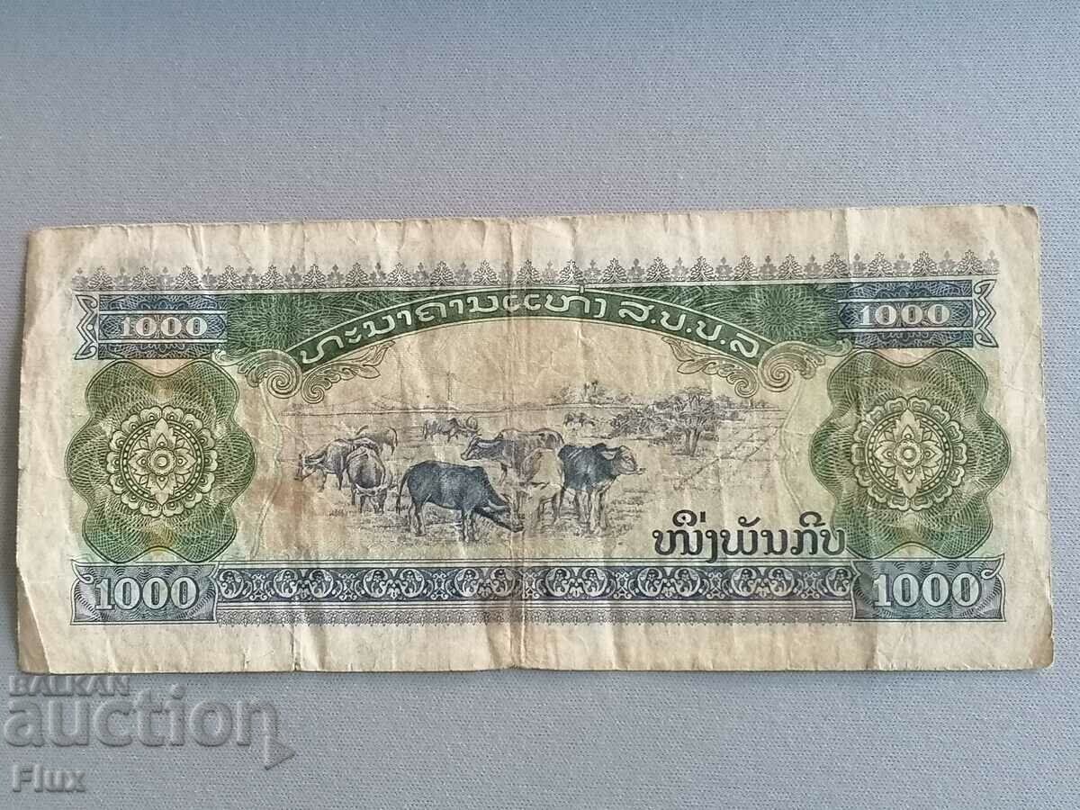Banknote - Laos - 1000 kip | 1996 with price 3.25 BGN | € 1.66 Banknote - Laos - 1000 kip | 1996 with price 3.25 BGN | € 1.66
