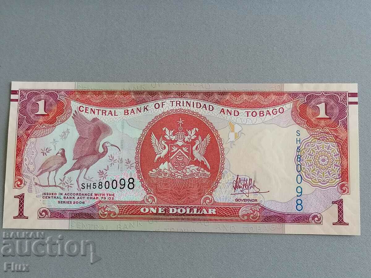 Banknote - Trinidad and Tobago - 1 dollar UNC | 2006