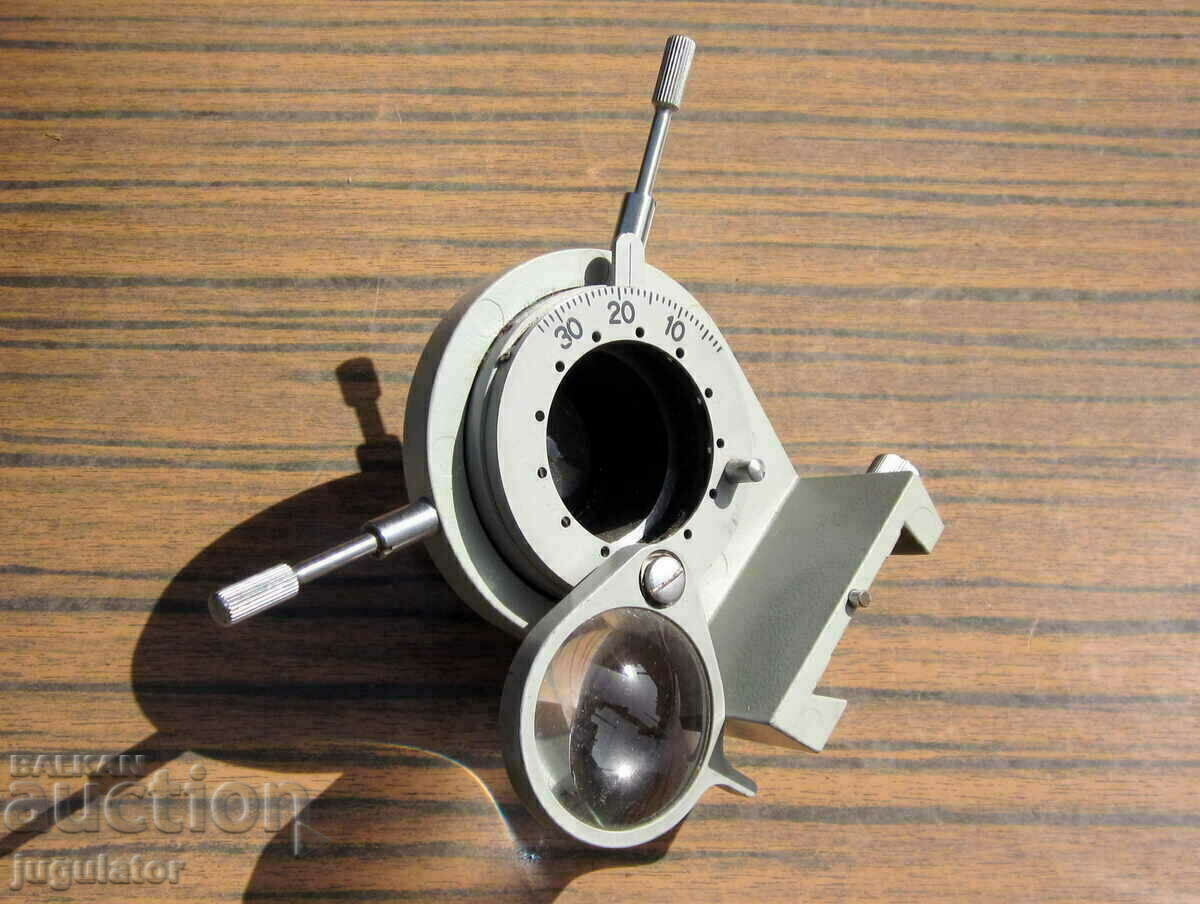Auction  old viewfinder optics microscope lens