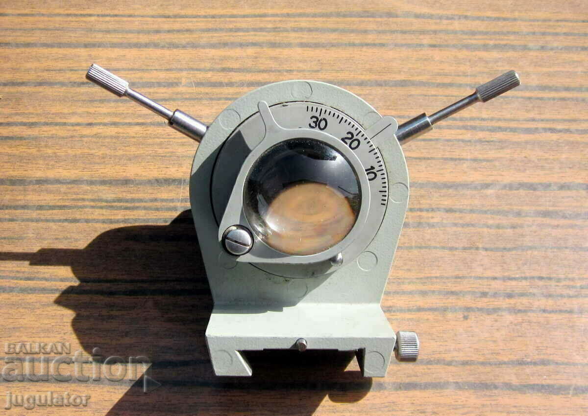 стар визьор оптика леща за микроскоп