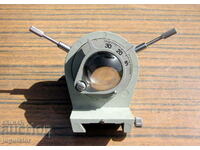 old viewfinder optics microscope lens
