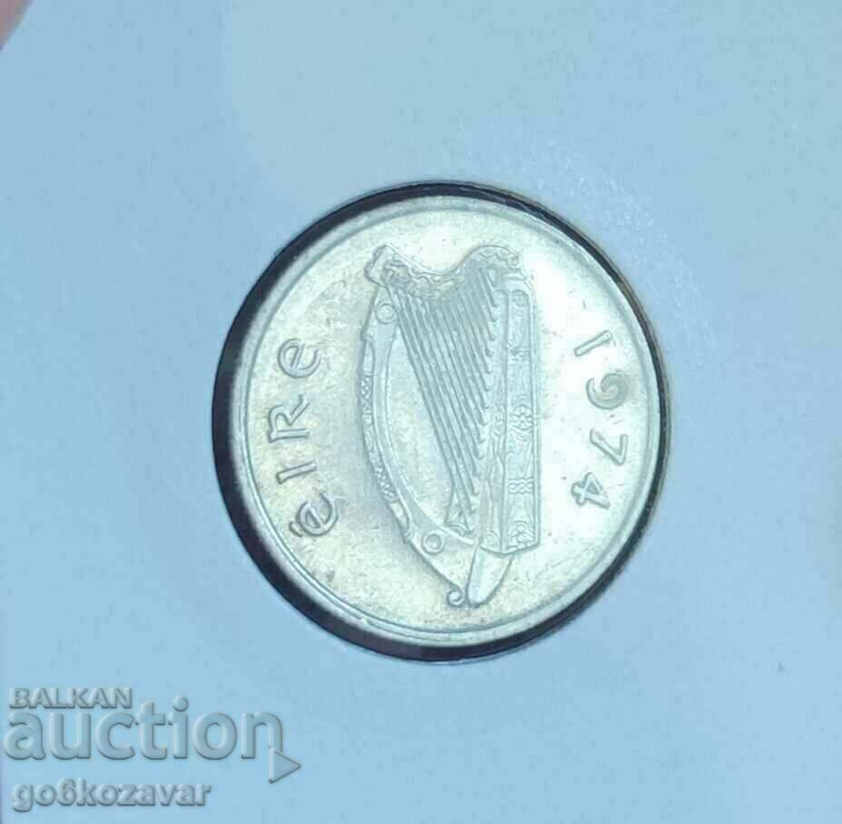 Ireland 5 pence 1974 with price 1.10 BGN | € 0.56