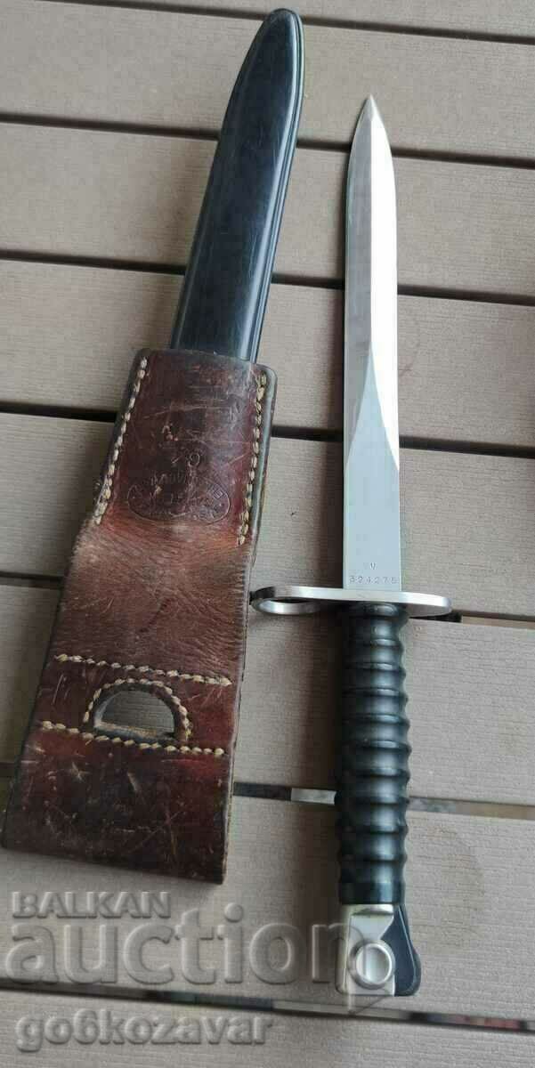 Swiss bayonet M1957 perfect! Collection! with price 172.00 BGN | € 87.94 Swiss bayonet M1957 perfect! Collection! with price 172.00 BGN | € 87.94