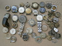 lot wristwatches for parts repair restoration weight 650g.