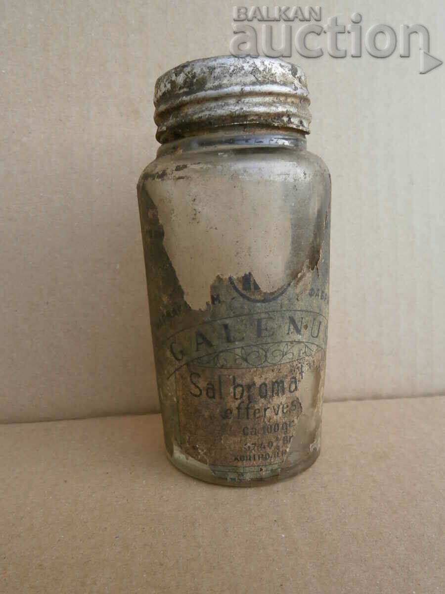 a bottle of medicine in the 1930s