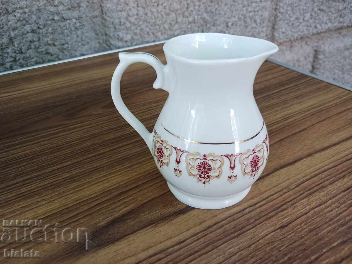 Retro porcelain jug with price 10.00 BGN | € 5.11 Retro porcelain jug with price 10.00 BGN | € 5.11