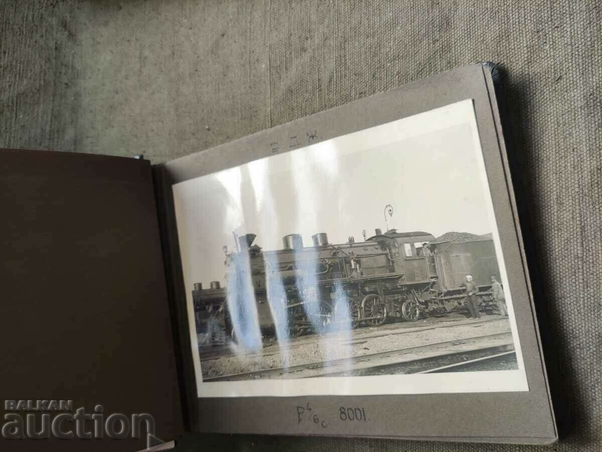 Auction Album with BDZ locomotives, Tsar Boris III Auction Album with BDZ locomotives, Tsar Boris III