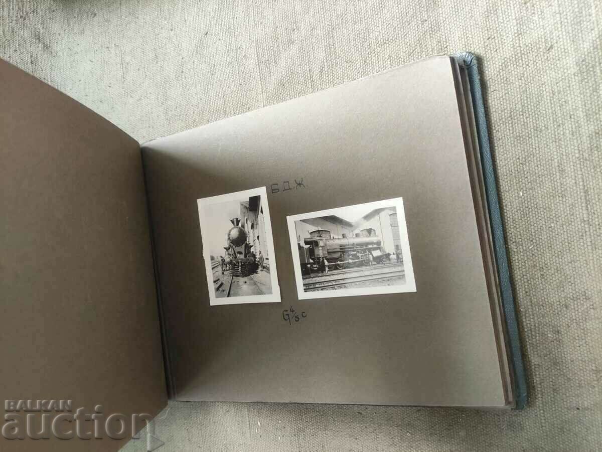 Delivery of Album with BDZ locomotives, Tsar Boris III Delivery of Album with BDZ locomotives, Tsar Boris III