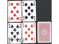 Playing cards - poker - square eights