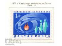 1970. Hungary. 5th Congress on Education.