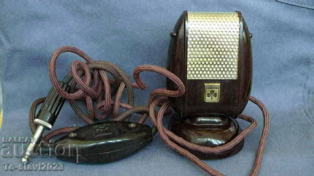 Παλιό ΜΙΚΡΟΦΩΝΟ "GRUNDIG" - γύρω στο 1950