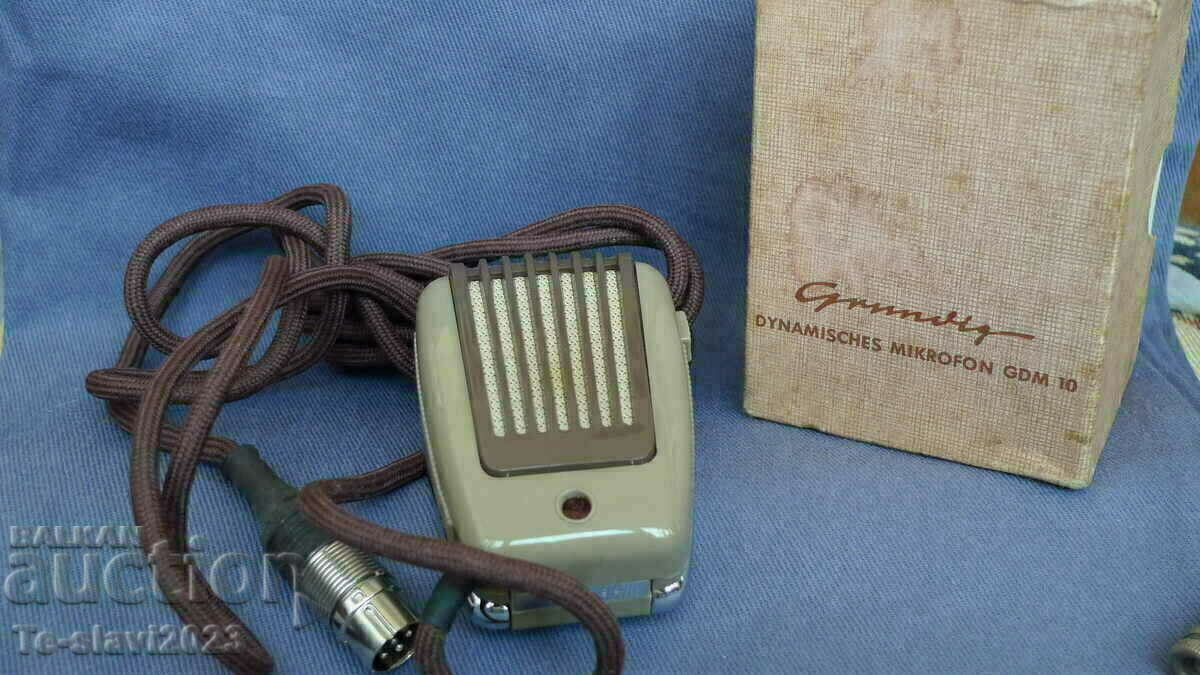 MICROFON "GRUNDIG" vechi - pe la 1950