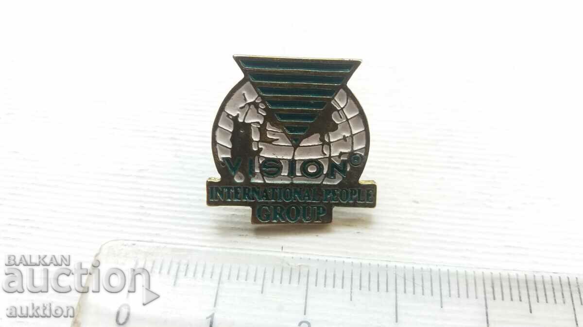 VISION MARKETING ADVERTISING BADGE with price 1.49 BGN | € 0.76 VISION MARKETING ADVERTISING BADGE with price 1.49 BGN | € 0.76