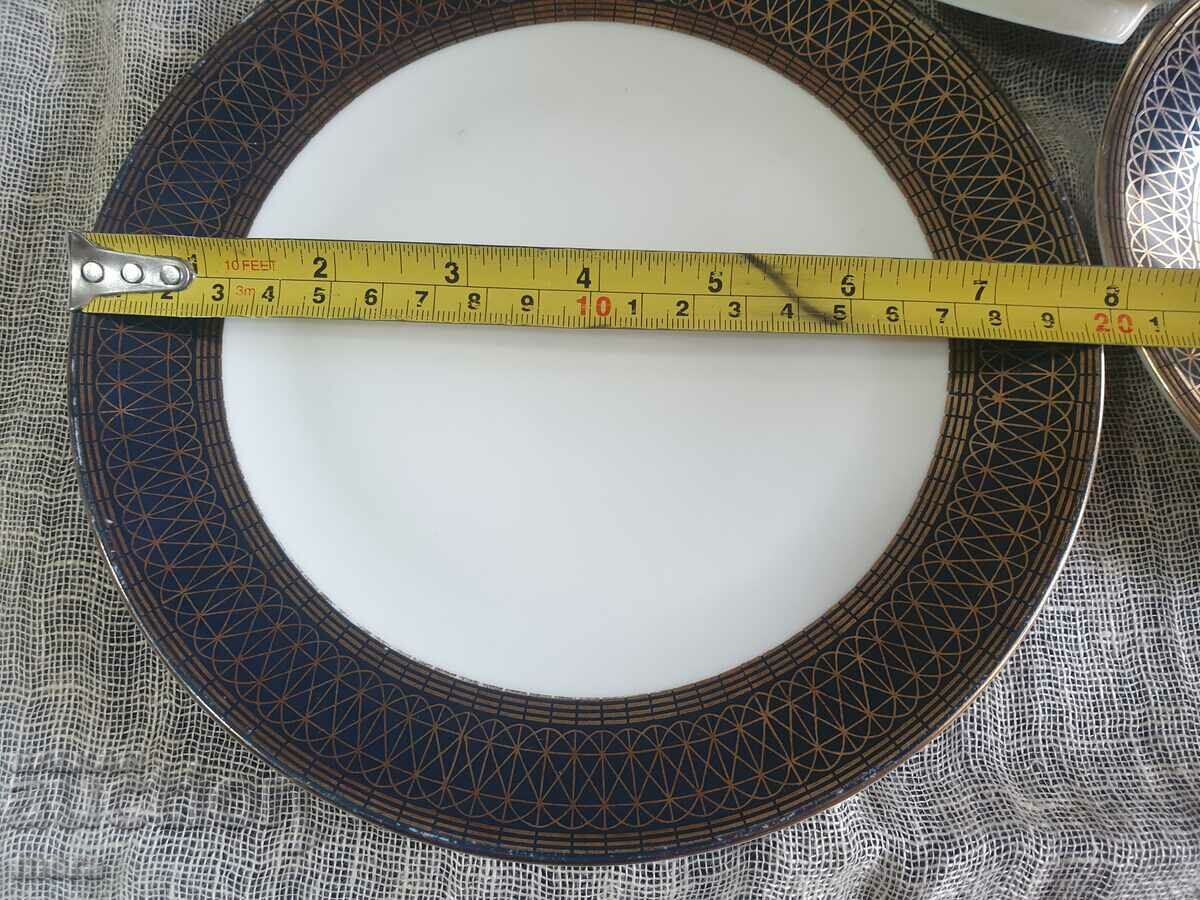 Porcelain cobalt set for tea, coffee - 5 Porcelain cobalt set for tea, coffee - 5