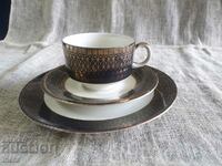 Porcelain cobalt set for tea, coffee
