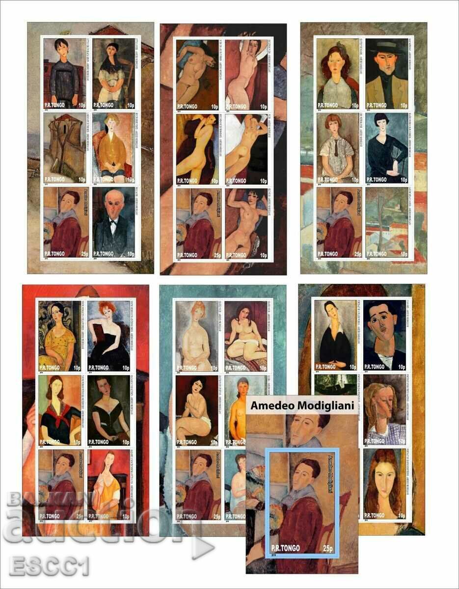 Pure Blocks Painting Amedeo Modigliani 2010 by Tongo