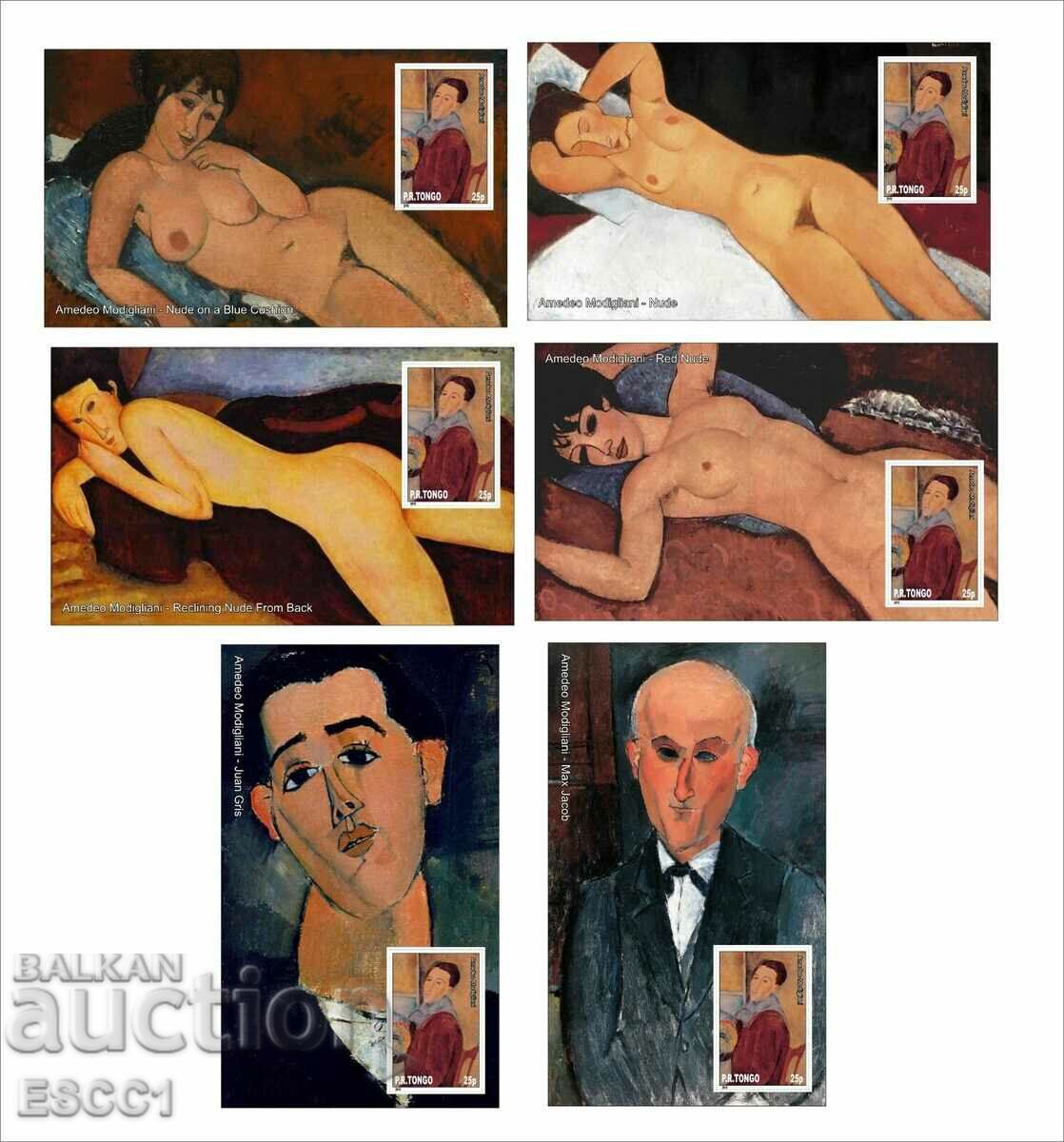 Pure Blocks Painting Amedeo Modigliani 2010 by Tongo with price 90.00 BGN | € 46.02 Pure Blocks Painting Amedeo Modigliani 2010 by Tongo with price 90.00 BGN | € 46.02