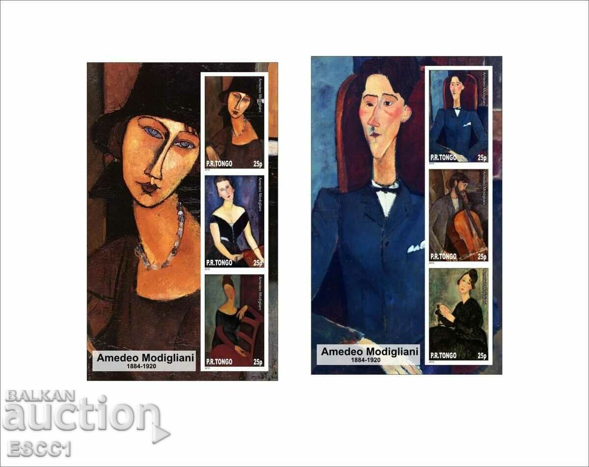Pure Blocks Painting Amedeo Modigliani 2015 by Tongo with price 36.00 BGN | € 18.41 Pure Blocks Painting Amedeo Modigliani 2015 by Tongo with price 36.00 BGN | € 18.41