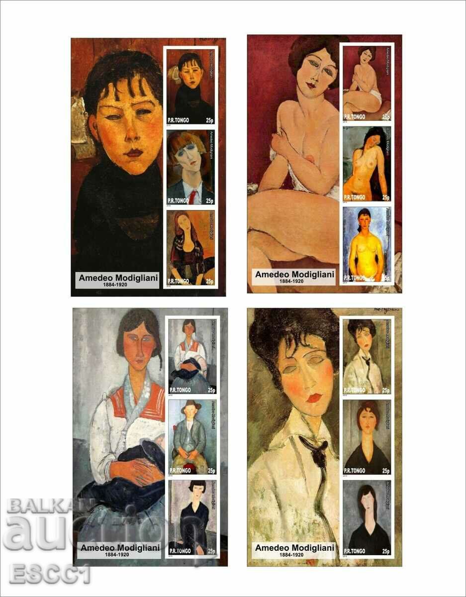 Pure Blocks Painting Amedeo Modigliani 2015 by Tongo