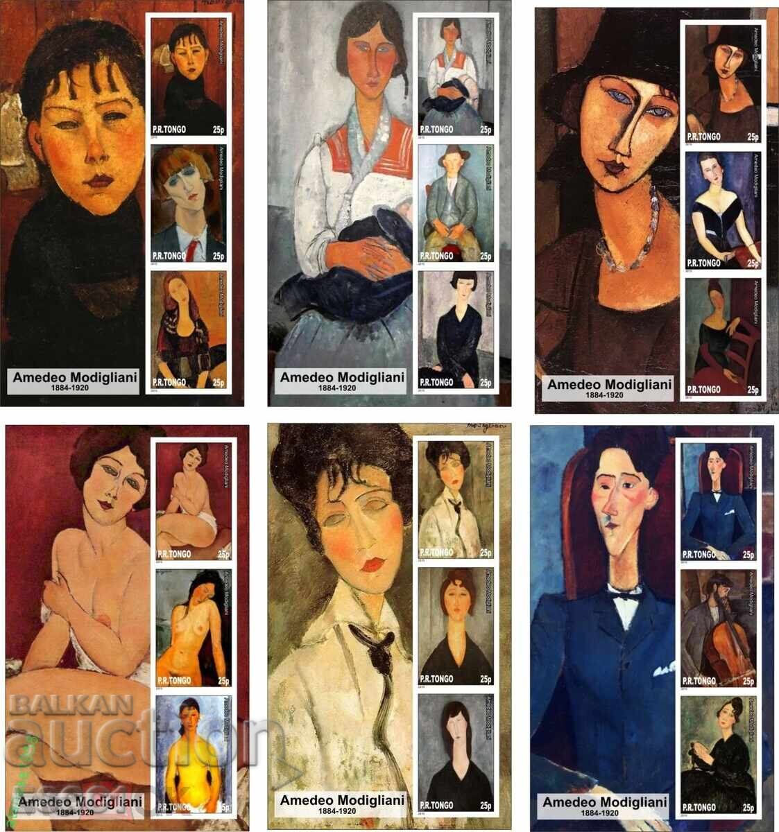 Pure Blocks Painting Amedeo Modigliani 2015 by Tongo Pure Blocks Painting Amedeo Modigliani 2015 by Tongo