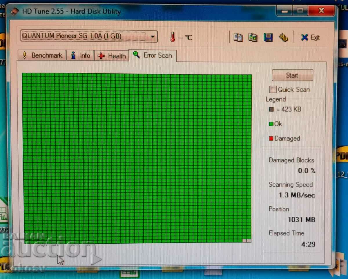 Auction 2. Retro hard drive HDD Quantum Pioneer SG 1Gb Auction 2. Retro hard drive HDD Quantum Pioneer SG 1Gb