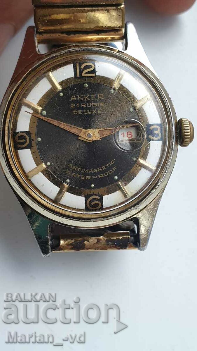 Ανδρικό μηχανικό ρολόι Anker 21 rubis de luxe