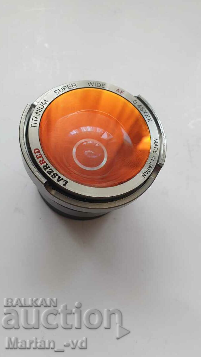 Delivery of Lens Titanium Laserred 0.45XXX IRSERIES Super Wide Macro Delivery of Lens Titanium Laserred 0.45XXX IRSERIES Super Wide Macro