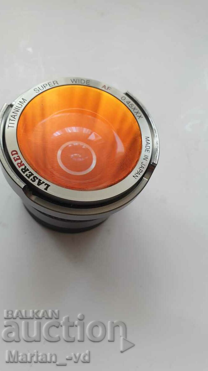 Lens Titanium Laserred 0.45XXX IRSERIES Super Wide Macro - 6 Lens Titanium Laserred 0.45XXX IRSERIES Super Wide Macro - 6