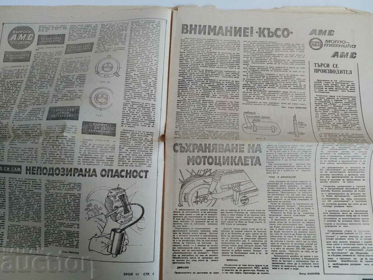 Delivery of 1988 NEWSPAPER AUTO MOTO WORLD Delivery of 1988 NEWSPAPER AUTO MOTO WORLD