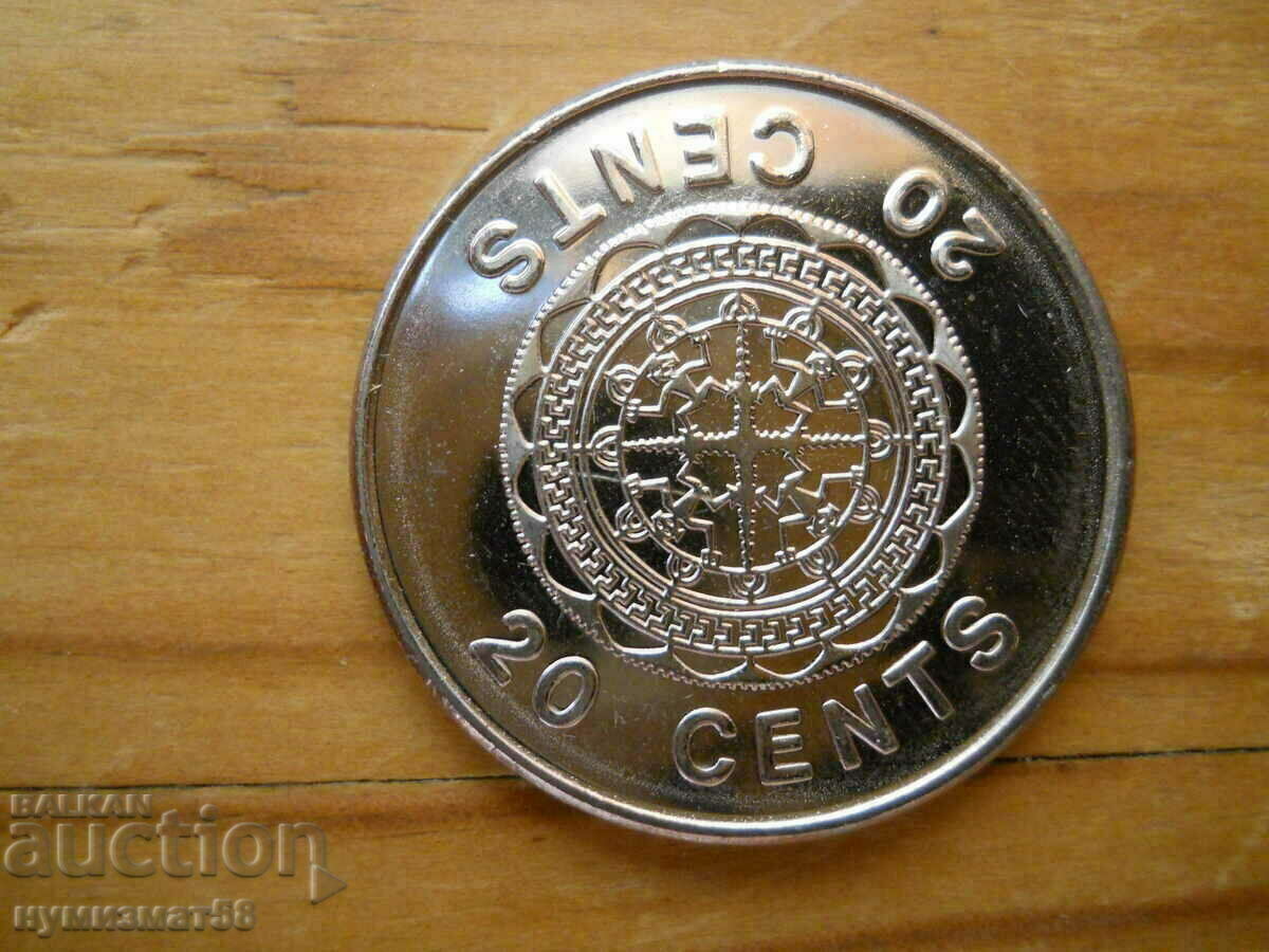 20 cents 2008 - Solomon Islands