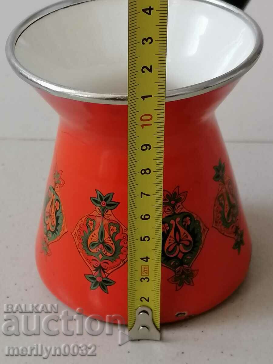 Jeze enameled pot with enamel - 6 Jeze enameled pot with enamel - 6