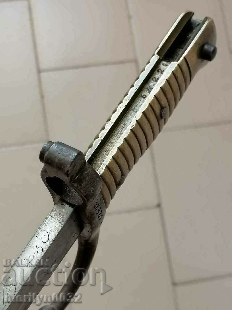 Bayonet knife bayonet scythe lance for rifle Shaspo cleaver - 5