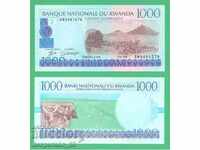 (¯`'•.¸ RWANDA 1000 franci 1998 UNC ¸.•'´¯)