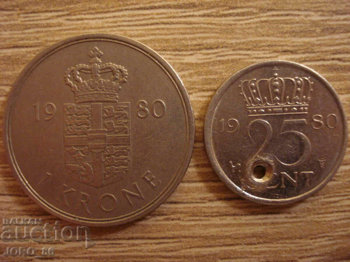 Auction 1 franc Netherlands 1980 Auction 1 franc Netherlands 1980