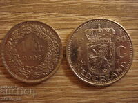 1 франк Нидерландия 1980г.
