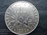 1 franc 1923,1944,1976