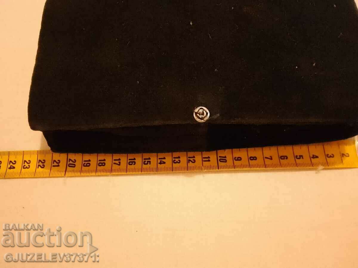 Delivery of Retro, vintage bag, purse with gold tinsel black velvet Delivery of Retro, vintage bag, purse with gold tinsel black velvet