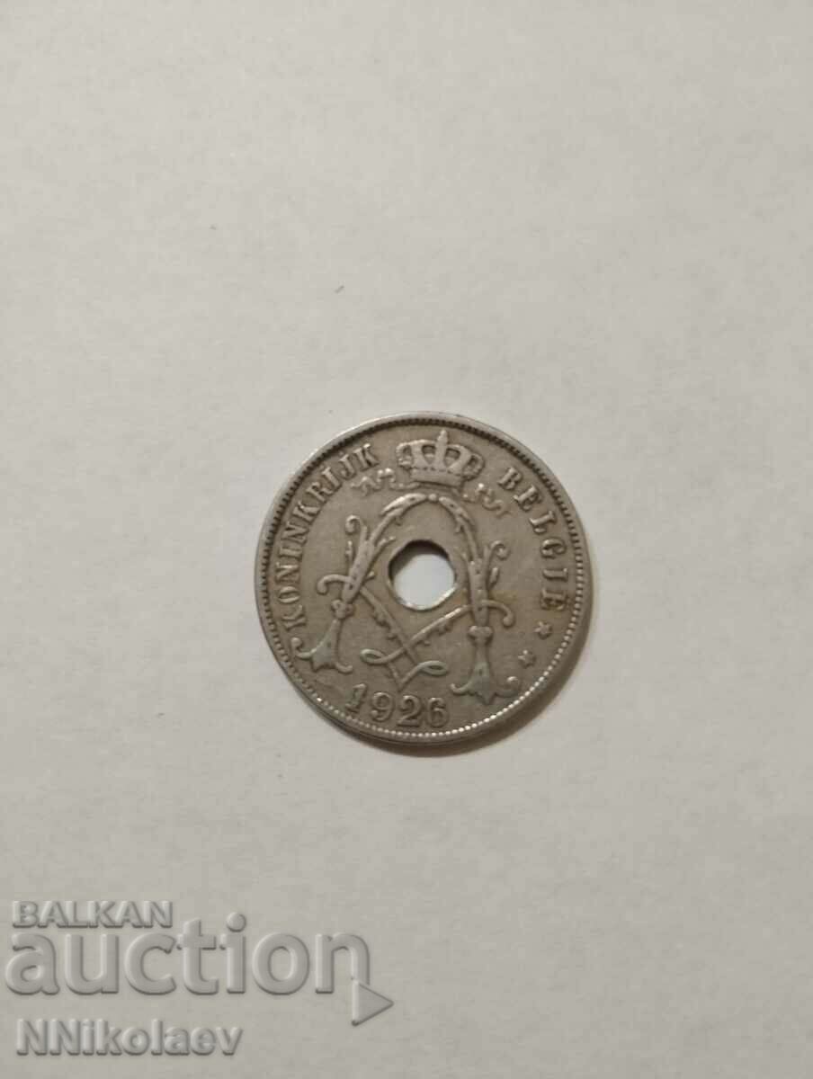 Belgia 25 de cenți 1926 Legendă olandeză