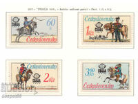 1977. Czechoslovakia. Historic postal uniforms.