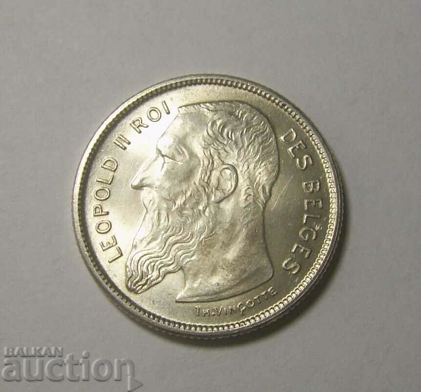 Delivery of Belgium 2 Francs 1904 UNC Delivery of Belgium 2 Francs 1904 UNC