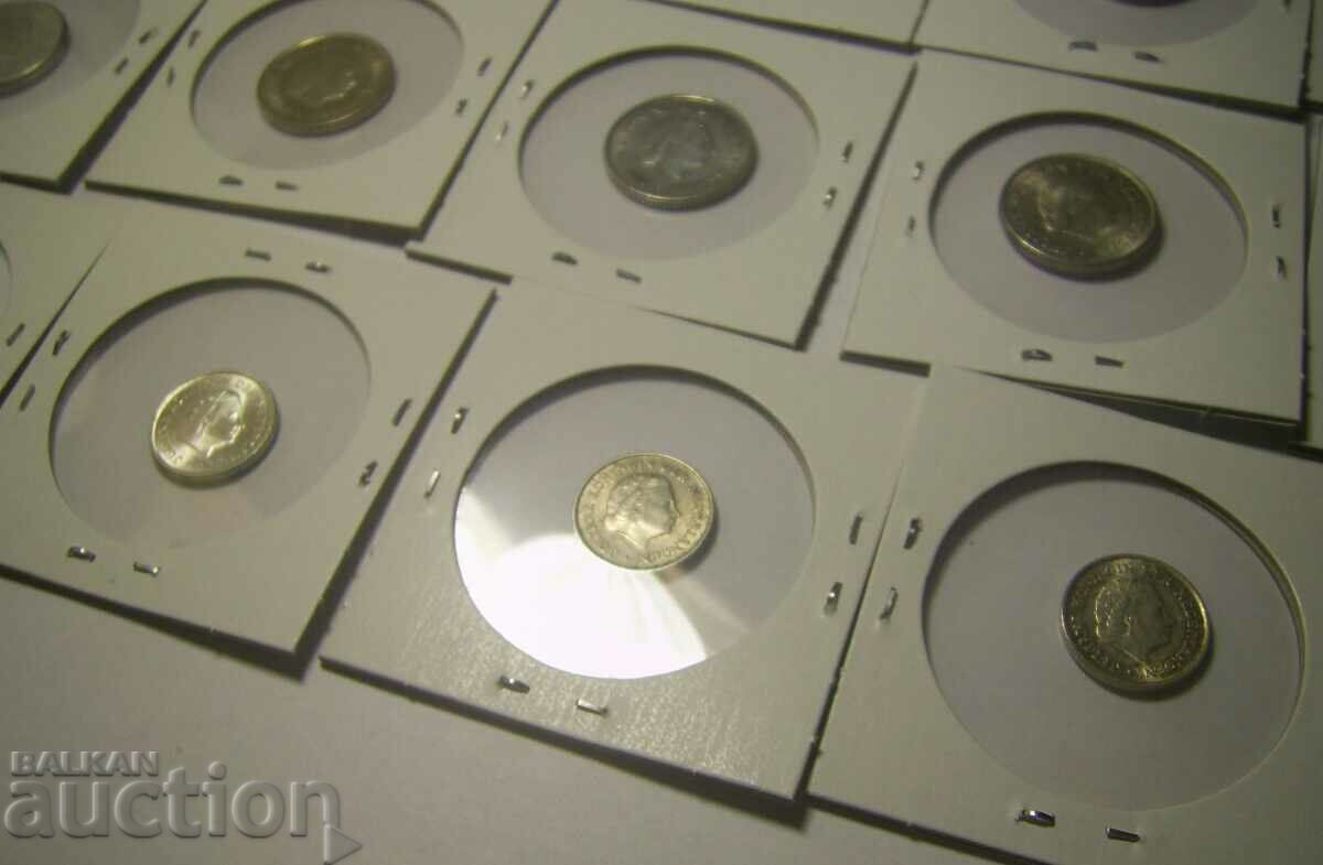 Netherlands Antilles and Curaçao 14 coins - 7 Netherlands Antilles and Curaçao 14 coins - 7