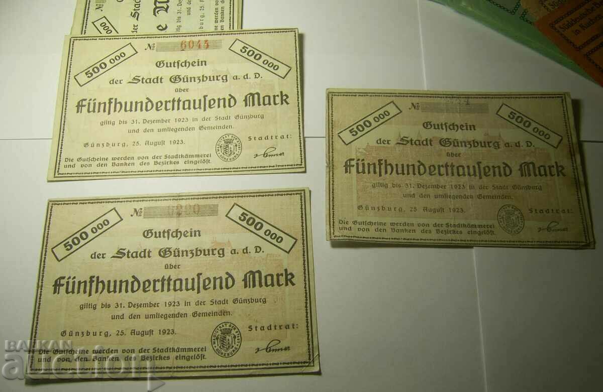 Delivery of RR! Kuchen Gunzburg Germany lot 34 banknotes Delivery of RR! Kuchen Gunzburg Germany lot 34 banknotes