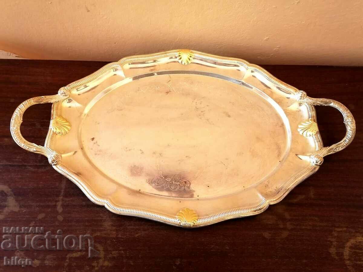 Great Large Silver Plated Tray with price 38.87 BGN | € 19.87 Great Large Silver Plated Tray with price 38.87 BGN | € 19.87