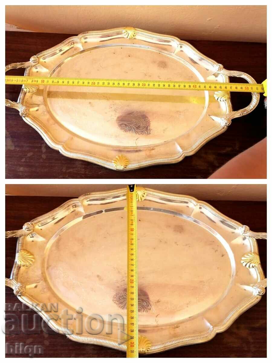 Great Large Silver Plated Tray - 7 Great Large Silver Plated Tray - 7