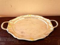 Great Large Silver Plated Tray