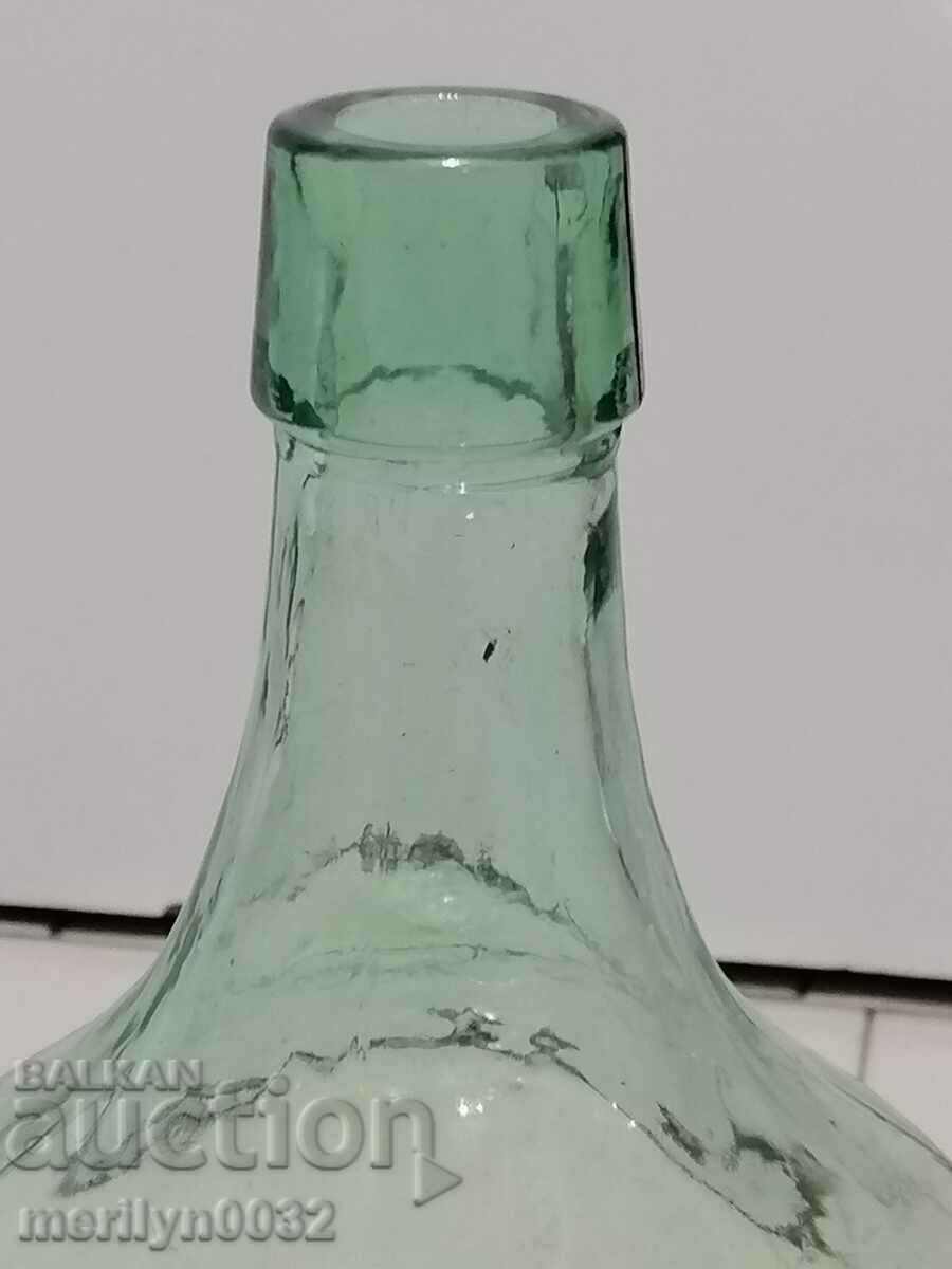 Old damajana for good brandy glass bottle - 7 Old damajana for good brandy glass bottle - 7