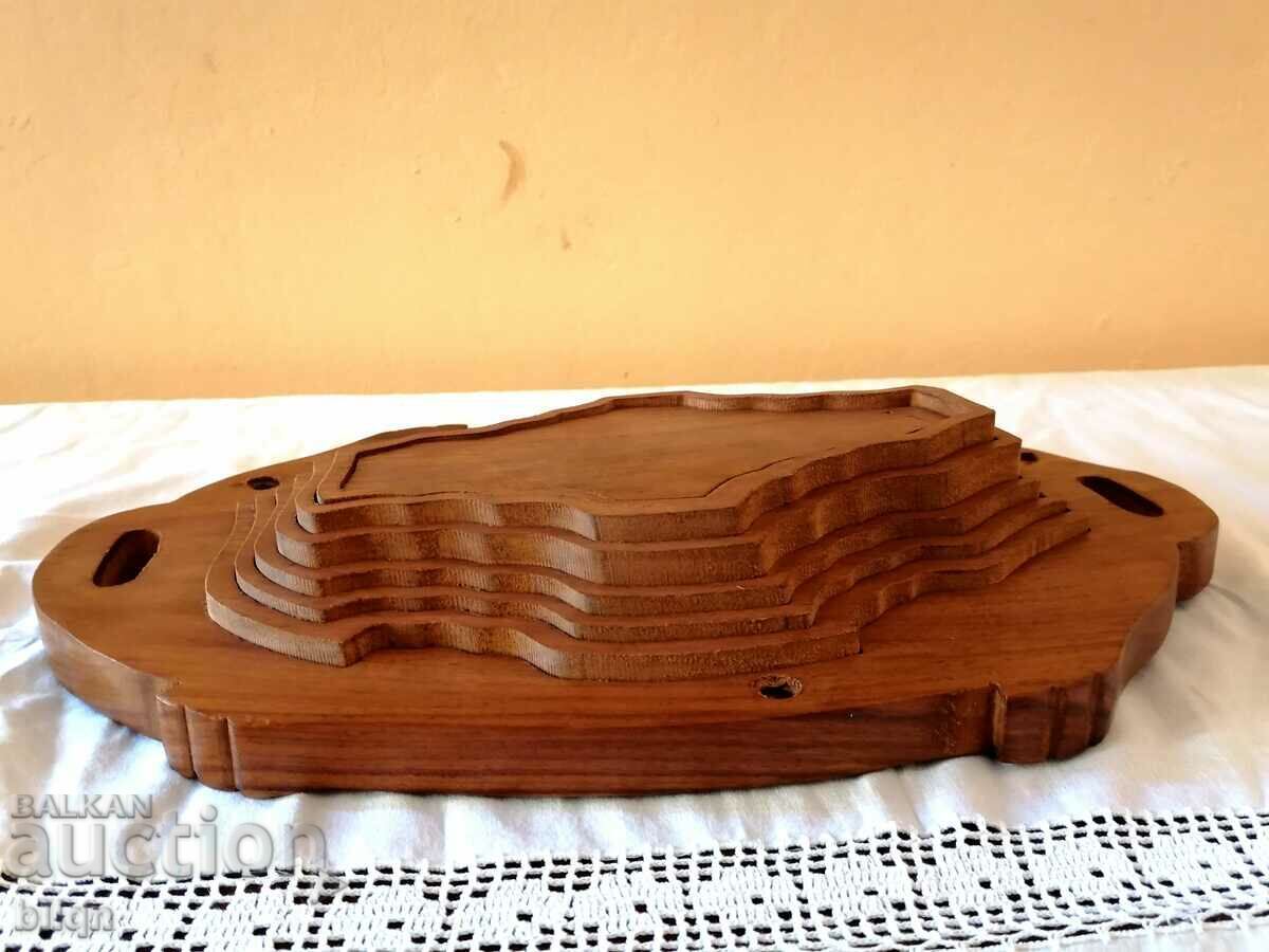 Delivery of Lovely Old Collapsible Wooden Fruit Tray Delivery of Lovely Old Collapsible Wooden Fruit Tray