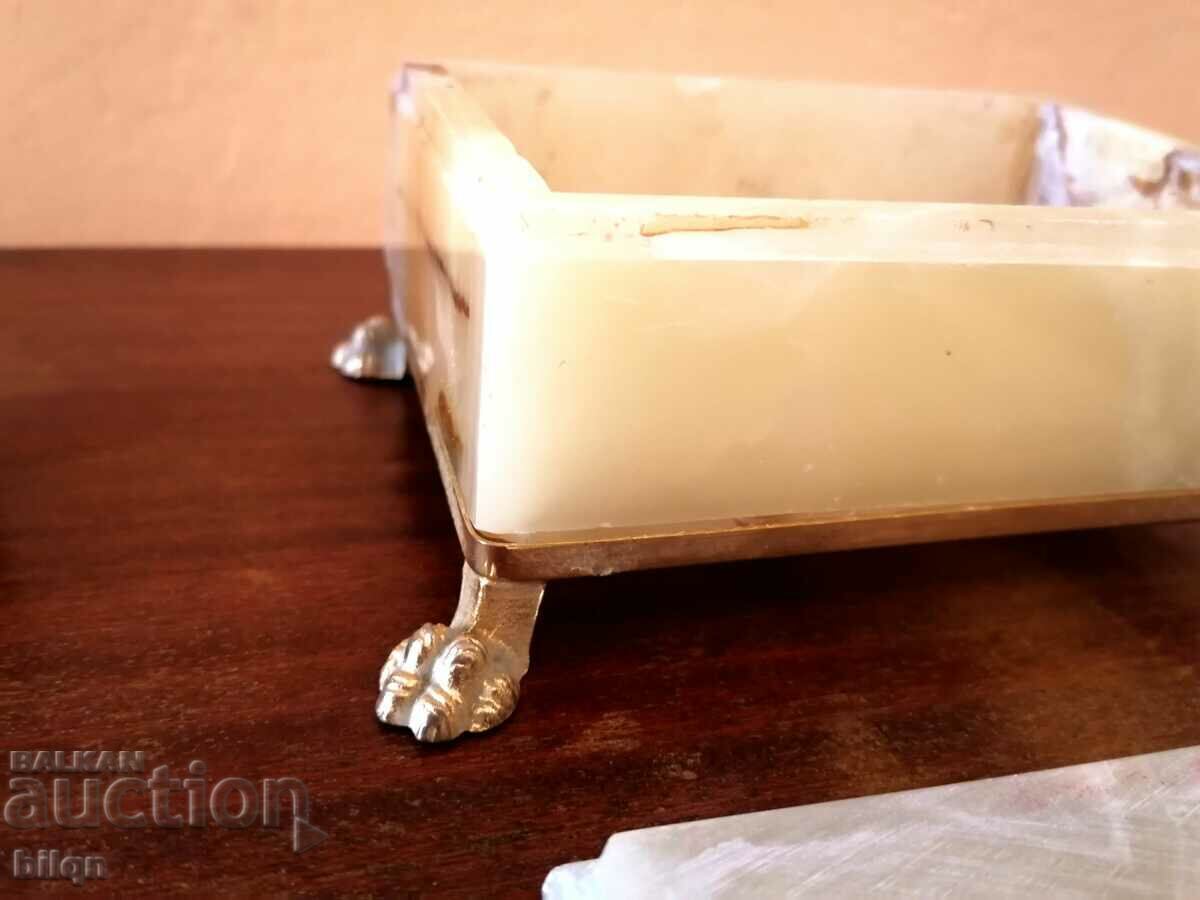 Delivery of Incredibly Beautiful Onyx Jewelry Box Set Etc.